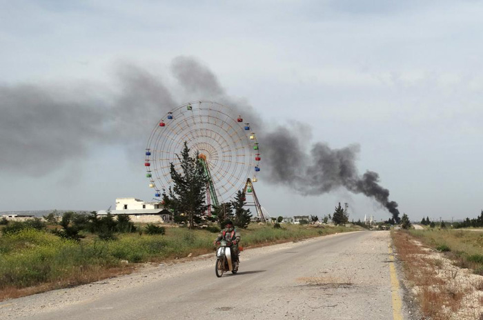 (تصاویر) سقوط پادگان استراتژیک ارتش سوریه