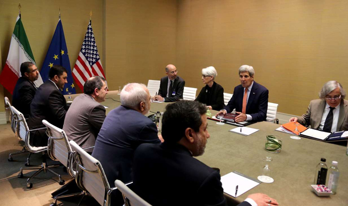 (تصاویر) مذاکرات ظریف و کری در ژنو