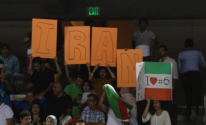 (تصاویر) دیدار والیبال ایران و امریکا
