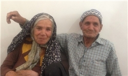 (تصویر) ازدواج مسن‌ترین زوج‌ ایرانی در میبد