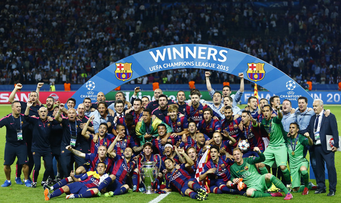 (تصاویر) جشن قهرمانی بارسلونا
