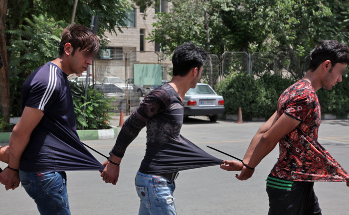 (تصاویر) دستگیری سارقان و زورگیران تهران