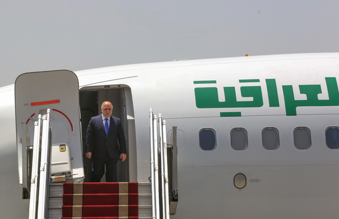 (تصاویر) ورود نخست وزیر عراق به تهران