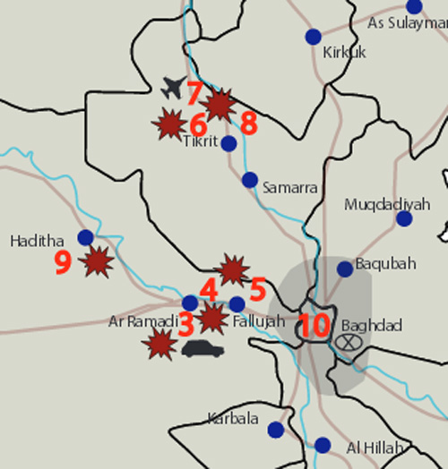 روایت نقشه ها از جنگ با داعش در عراق