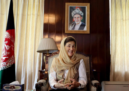 تابوشکنی بانوی اول افغانستان+(تصاویر)