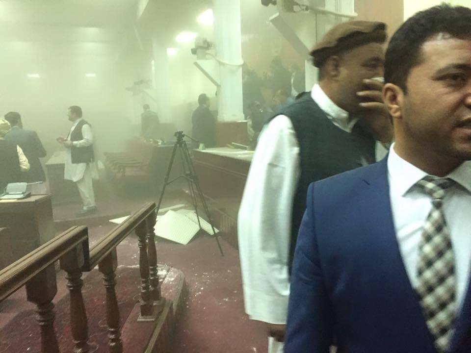 انفجار و تیراندازی در پارلمان افغانستان