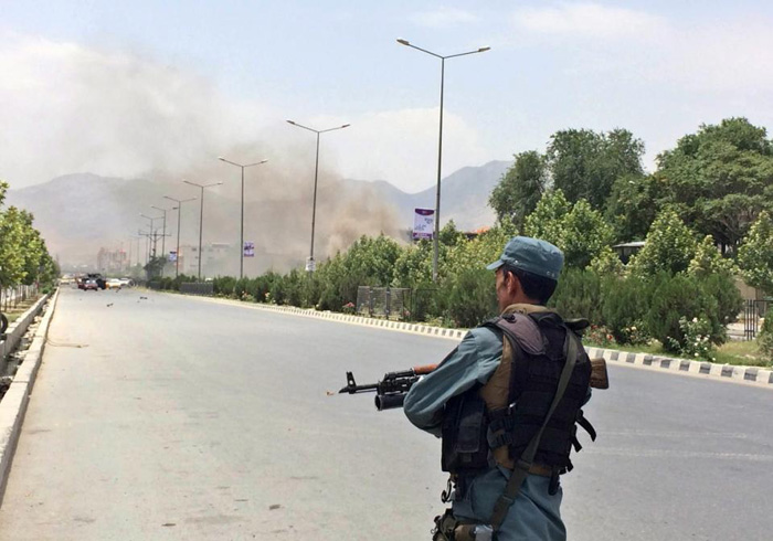 (تصاویر) حمله تروریستی به پارلمان افغانستان