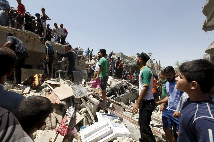(تصاویر) بمباران اشتباهی بغداد