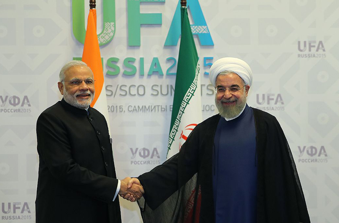 (تصاویر) دیدار روحانی و نخست وزیر هند
