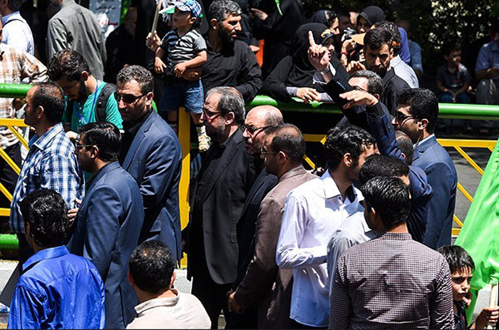 (تصاویر) حضور مقامات در راهپیمایی روز قدس
