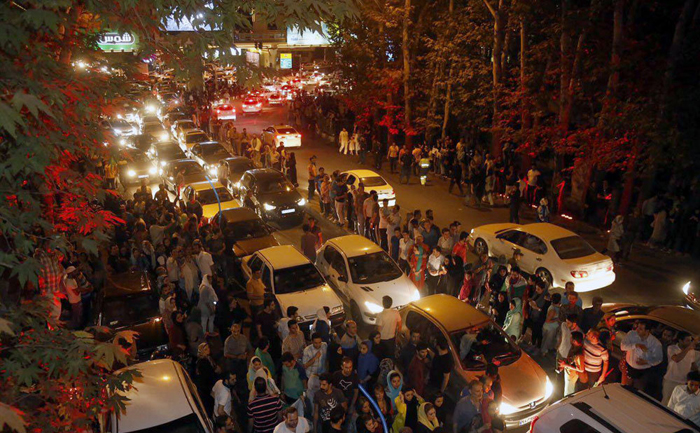 (تصاویر) جشن هسته‌ای در تهران