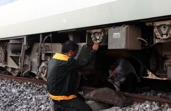 (تصاویر) خارج شدن قطار گرگان از ریل