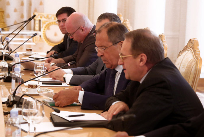(تصاویر) مذاکرات ظریف در مسکو
