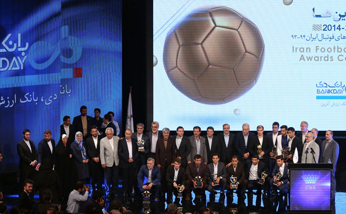 (تصاویر) مراسم معرفی مرد سال فوتبال ایران