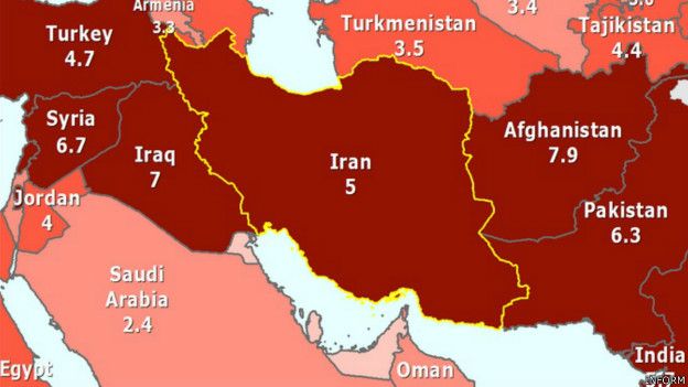 ایران یکی از ده کشور پر مخاطره‌ دنیاست