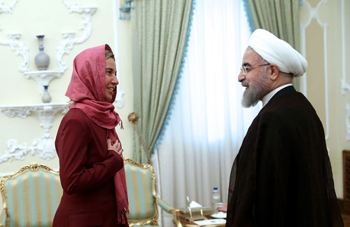 روحانی: ایران به عهد خود پایبند است/ موگرینی: اتحادیه اروپا برای گشودن فصل تازه روابط با  ایران مصمم است