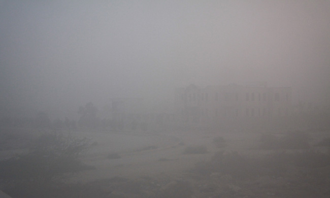 (تصاویر) توفان در جزیره قشم