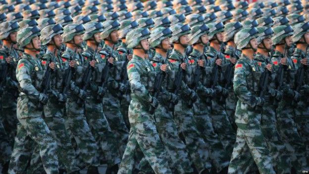 رژه بی‌سابقه ارتش چین برگزار شد