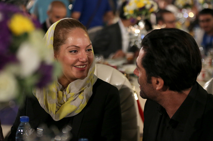 (تصاویر) مهناز افشار و همسرش در جشن سینما
