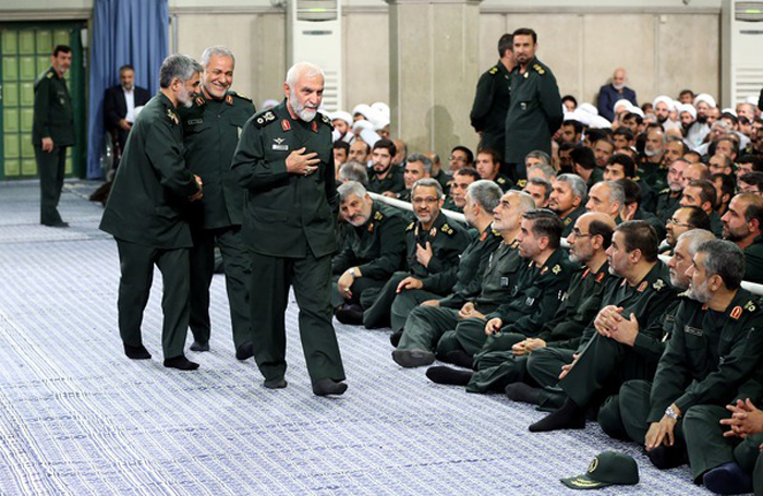 (تصاویر) دیدار فرماندهان سپاه با رهبرانقلاب