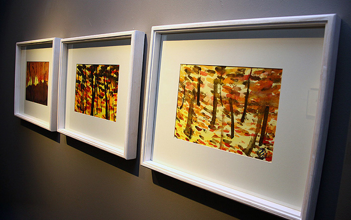 (تصاویر) نمایشگاه نقاشی مریم حیدرزاده