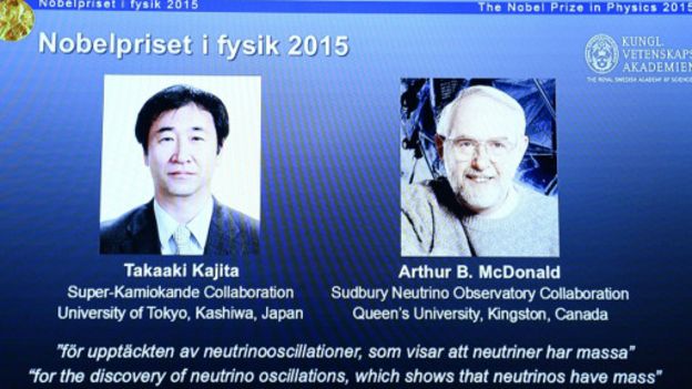 برندگان جایزه نوبل فیزیک 2015 معرفی شدند