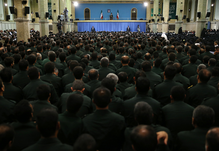 (تصاویر) دیدار نیروی دریایی سپاه با رهبرانقلاب