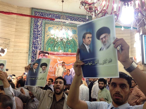 (تصویر) بازی جدید احمدی نژادی ها