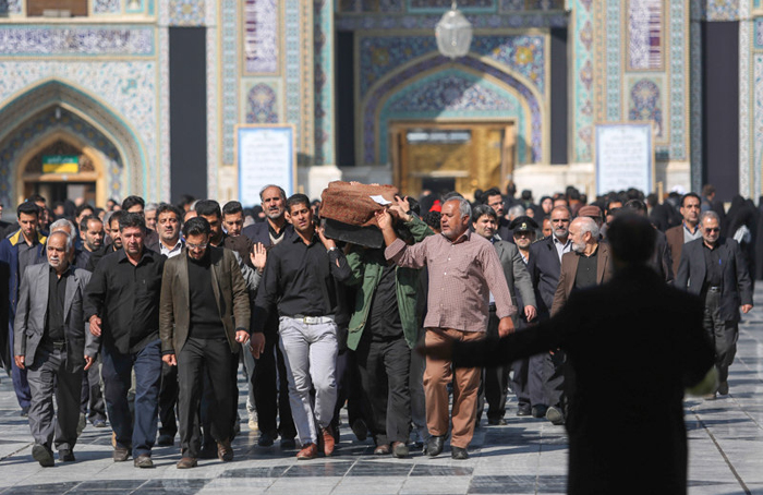 (تصاویر) مراسم تشییع ریحانه بهشتی