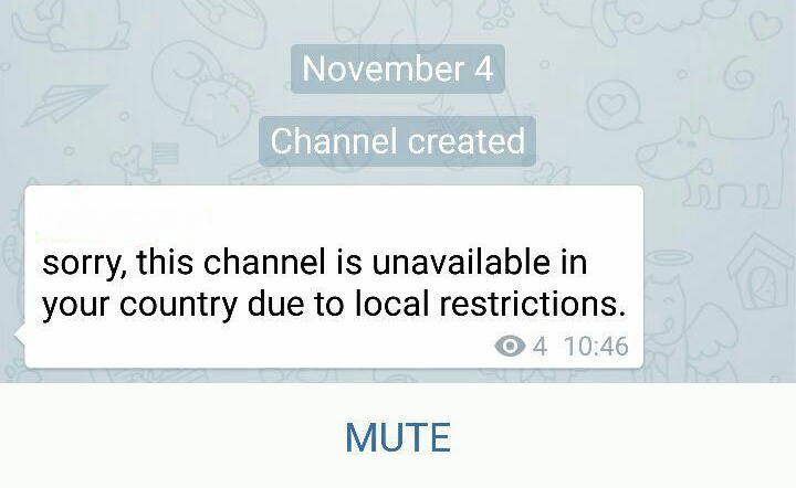 تلگرام کانال‌‌های غیراخلاقی را مسدود کرد