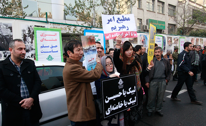 (تصاویر) راهپیمایی 13 آبان در تهران