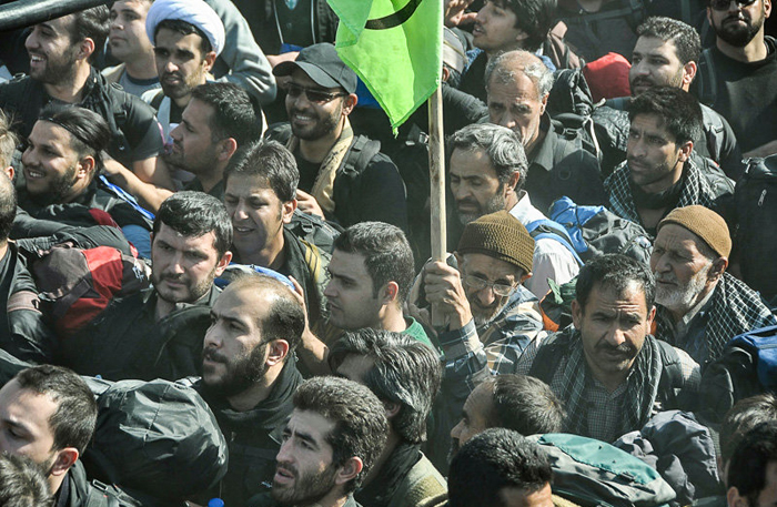 (تصاویر) اوج ازدحام در مرز مهران