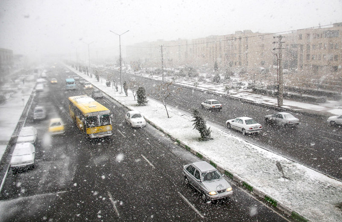 (تصاویر) بارش برف و سرما در کشور