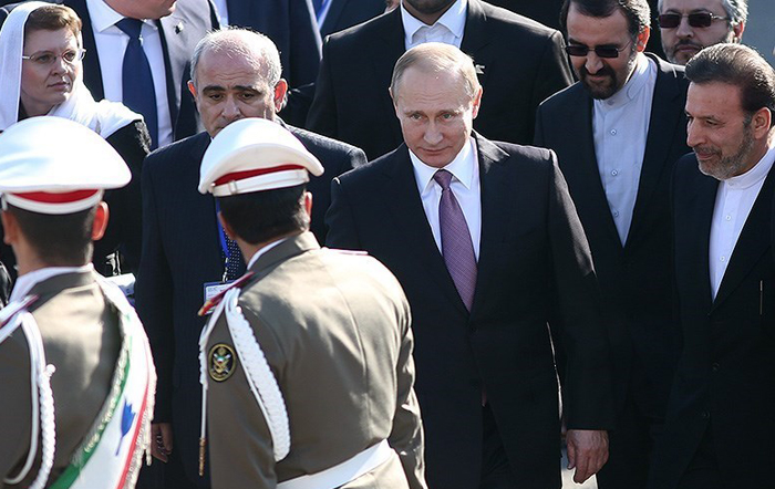 (تصاویر) ورود پوتین به تهران