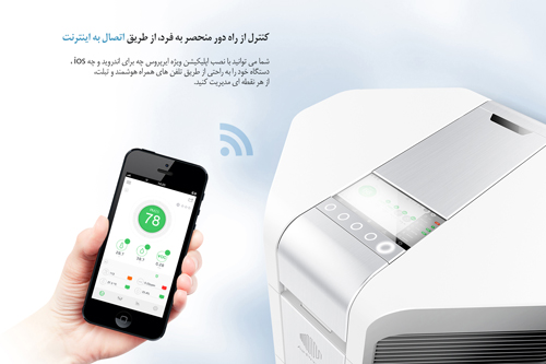 پیشرفته‌ترین دستگاه تصفیه هوای هوشمند جهان در ایران