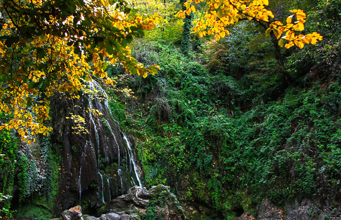 (تصاویر) مناظر پائیزی آبشار کبودوال