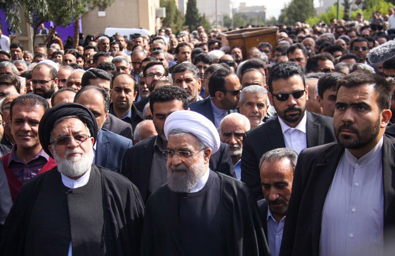 همسر حسن روحانی عکس مراسم ختم ساره خاتون پیوندی خانواده حسن روحانی اخبار سمنان