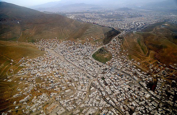 تصاویر هوایی از طبیعت بهاری کردستان