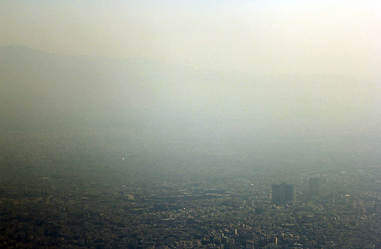 (تصاویر) آلودگی هوای تهران