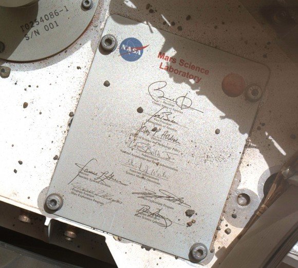 (عکس) امضای اوباما در مریخ ماندگار شد