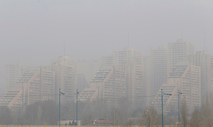 (تصاویر) هوای آلوده تهران