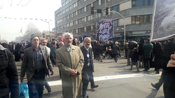 (تصویر) حضور سعید جلیلی در راهپیمایی ۲۲ بهمن