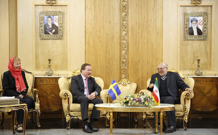 (تصاویر) ورود نخست وزیر سوئد به تهران