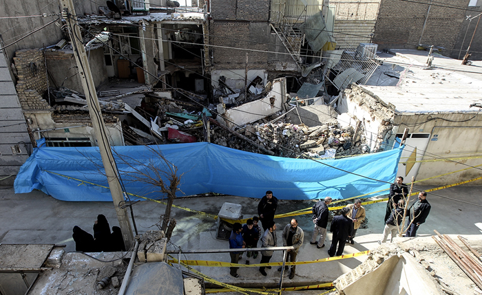 (تصاویر) انفجار مرگبار خانه مسکونی در تهران