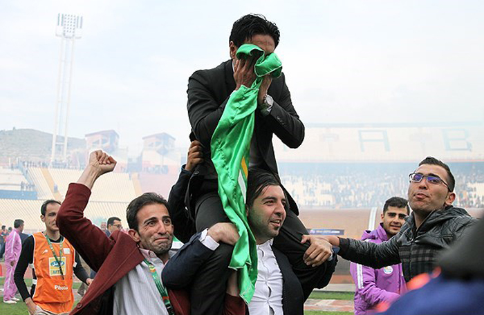 (تصاویر) جشن‌صعود ماشین‌سازی به لیگ برتر
