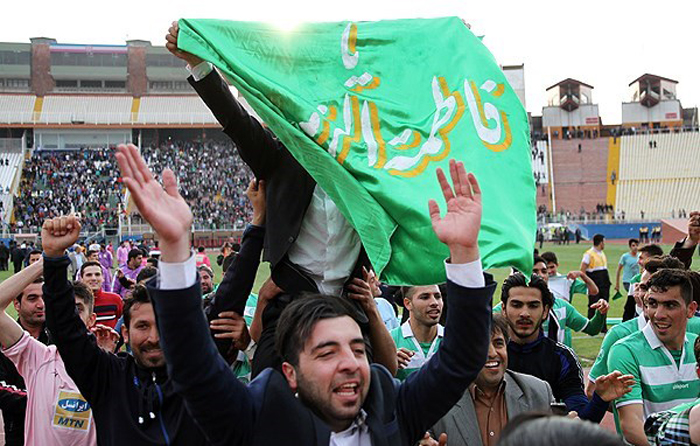 (تصاویر) جشن‌صعود ماشین‌سازی به لیگ برتر