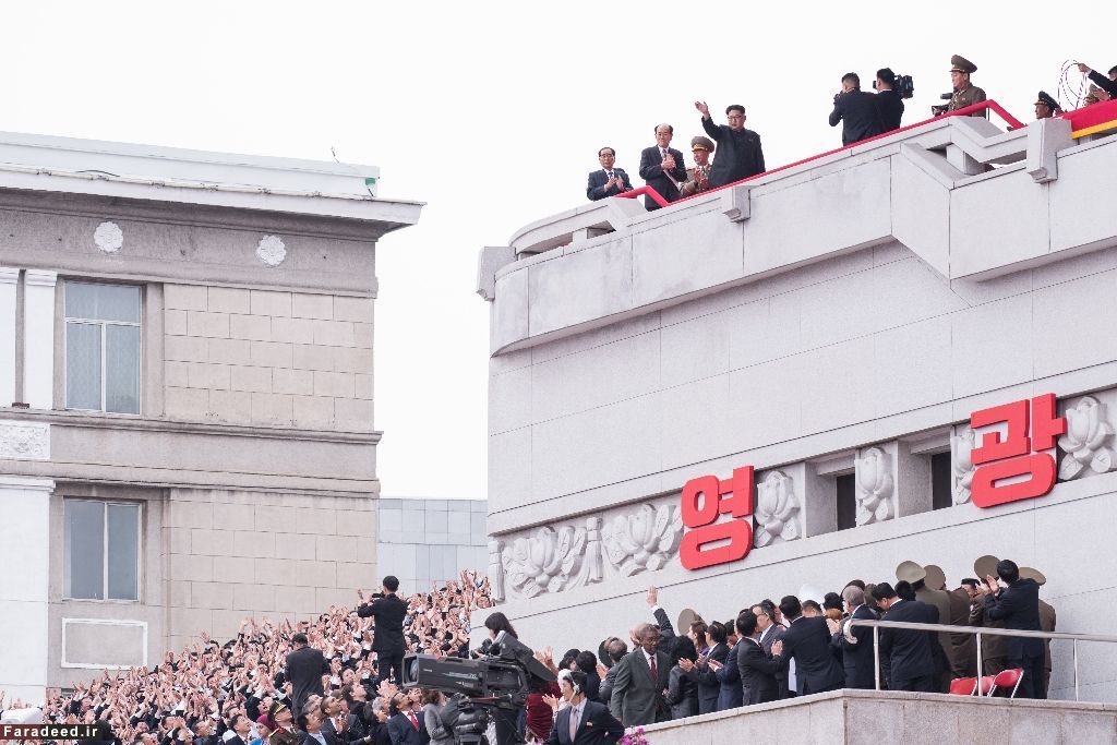 (تصاویر) جشن و شادمانی در پایتخت کره شمالی
