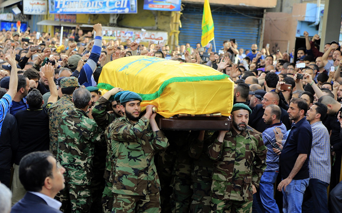 (تصاویر) تشییع فرمانده ارشد حزب الله