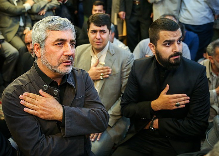 (تصاویر) مقامات در مجلس ترحیم شهید ناظری
