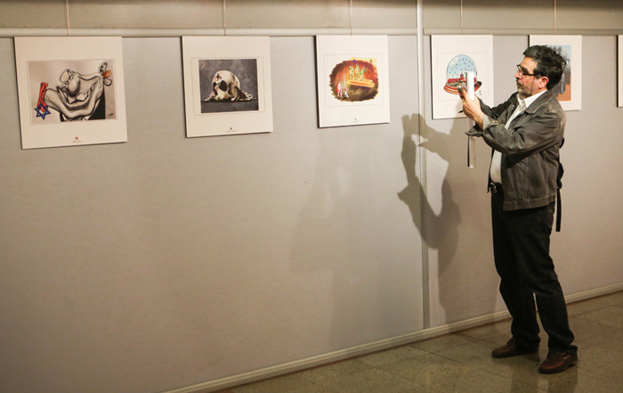 (تصاویر) نمایشگاه کاریکاتور هولوکاست در تهران